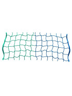 Seitenschutznetz 2,00 x 5,00 m in blau oder grün Maschenweite von 100 mm  Polypropylen Gewebe Materialstärke 5 mm