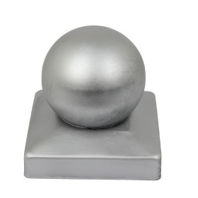 Post Cap ball steel hot dip galvanized 71 x 71 mm