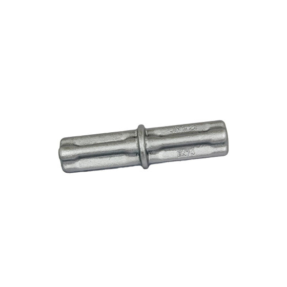Rohrverbinder feuerverzinkt für Rohre mit einem Durchmesser von 48,3mm mit einer Schlüsselweite SW22 und Gemäß EN 74