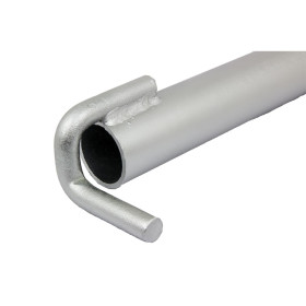 Gerüstanker mit Haken in feuerverzinkt Abstandsrohr mit einem Durchmesser von 48,3 mm und einer Gesamtlänge von 500 mm