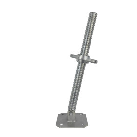 Gerüstspindel Schwenkbar Stahl galvanisch verzinkt Ø 38 mm in verschiedenen Abmessungen