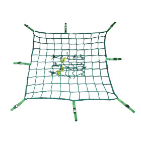 Seitenschutznetz mit Gurtschnellverschluß in der Abmessung 2,00 x 10,00 m aus HDPE in verschiedenen Farben