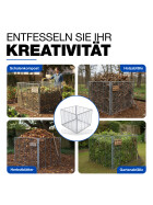 Komposter 100 x 100 x 80 cm Anwendung