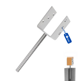 Y-Support with ripped pin 101 x 70 x 110 x 5 mm