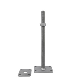 Adjustable Post Support Ulrich M30 x 500 mm, 100 x 100 mm