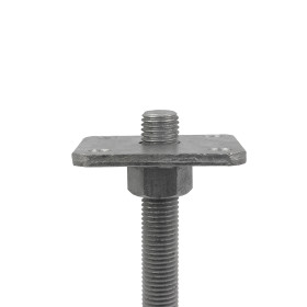 Adjustable Post Support Alfred M24 x 250 mm 100 x 100 mm