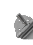 Grendelriegel mit Feder Stahl galvanisch verzinkt 35 x 70 x 1 mm Riegel Details