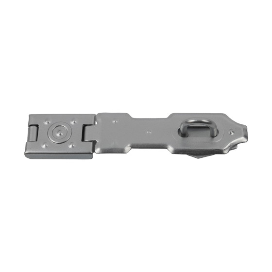Safety hasp with staples