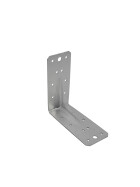 Winkelverbinder mit Sicke Feuerverzinkt 125 x 125 x 55 x 2,5 mm