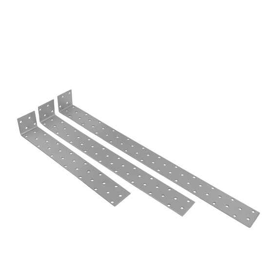 Flat steel concrete anchor hot-dip galvanised 200 x 40 x 40 x 2 mm