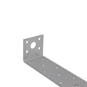 Flat steel concrete anchors hot-dip galvanised 200 x 40 x 40 x 2 mm Details Holes
