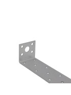 Flat steel concrete anchors hot-dip galvanised 200 x 40 x 40 x 2 mm Details Holes