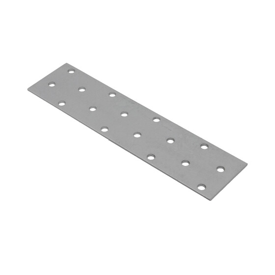 Perforated plate, galvanised steel, 40 x 160 x 2 mm