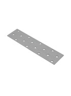 Perforated plate, galvanised steel, 40 x 160 x 2 mm