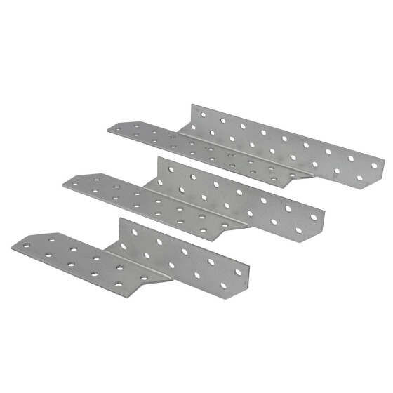 Sparrenpfettenanker Stahl Sendzimirverzinkt 30 x 30 x 170 x 2 mm links