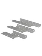 Sparrenpfettenanker Stahl Sendzimirverzinkt 30 x 30 x 170 x 2 mm links
