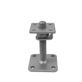 Post support Hans height adjustable zinc lamella coated...