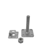 Post support height adjustable M24 x 150 mm, individual parts