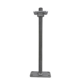 Post support height adjustable zinc lamella coated M30 x...