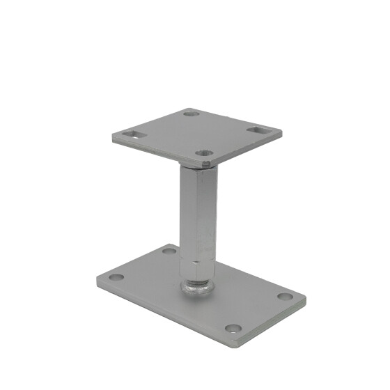Post support Harry height adjustable galvanised Floor plate 100 x 160 mm Adjustment range 140 - 200 mm