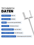 Post support adjustable 0-160 mm with 400 mm dowel different widths