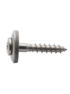 100 Walcur Spenglerschrauben Edelstahl 4,5 x 25 mm