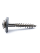 100 Walcur Spenglerschrauben Edelstahl 4,5 x 35 mm