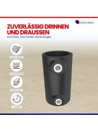Rohrverbinder Verlängerungsstück Ø 42 mm, schwarz pulverbeschichtet Eigenschaften