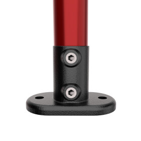 Rohrverbinder T-Stück lang Ø 42 mm, schwarz pulverbeschichtet Anwendung
