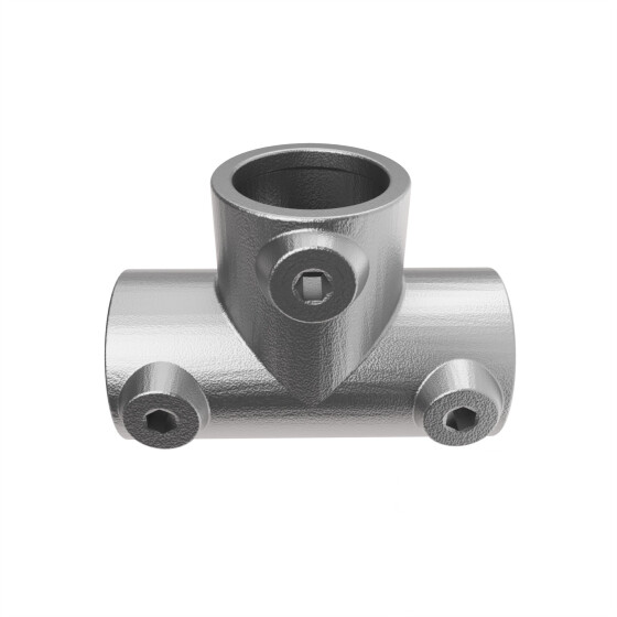 Rohrverbinder T-Stück lang Ø 42 mm, feuerverzinkt