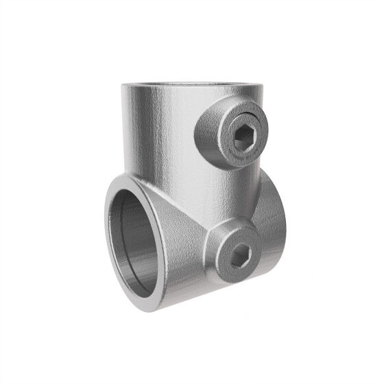 Rohrverbinder T-Stück kurz Ø 42 mm, feuerverzinkt