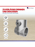 Rohrverbinder T-Stück kurz Ø 42 mm, feuerverzinkt Eigenschaften
