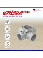 Rohrverbinder Kreuzstück für Stützrohr Ø 42 mm, feuerverzinkt Eigenschaften