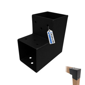 Pfostenecke Balkenverbinder für 2 Balken 81 x 81 mm...