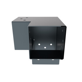 Pfostenecke für 3 Balken 81 x 81 mm, anthrazit