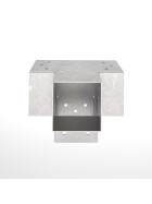 Pfostenecke für 4 Balken 71 x 71 mm