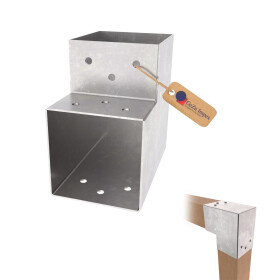 Pfostenecke Balkenverbinder für 2 Balken 71 x 71 mm