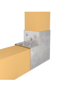 Post corner Beam connector for 2 beams 71 x 71 mm application