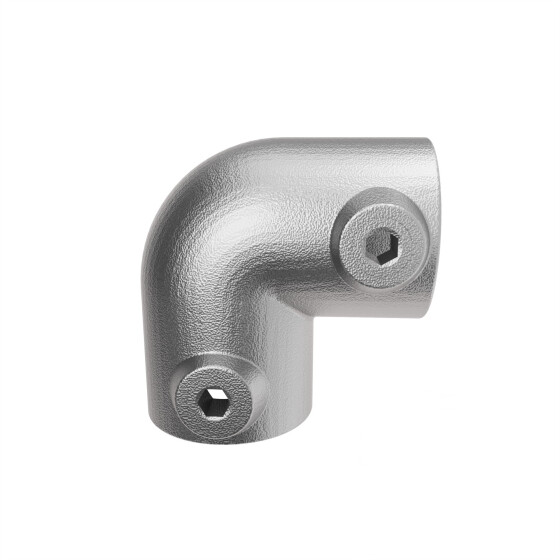 Rohrverbinder 90° Bogen Ø 42 mm, feuerverzinkt