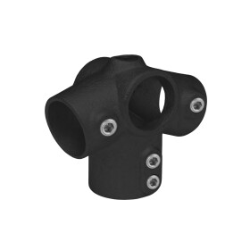Rohrverbinder 27 1/2 ° Traufentopstück Ø 42 mm, schwarz pulverbeschichtet