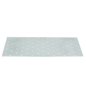 Perforated plate, galvanised steel, 200 x 300 x 2 mm