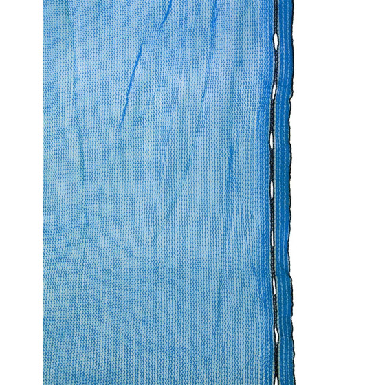 Staubschutznetz in der Abmessung 3,07 x 20 m Reiẞfestigkeit 210 N / 5 cm aus HDPE in blau