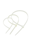 Kabelbinder aus Nylon Farbe natur weitere Größen